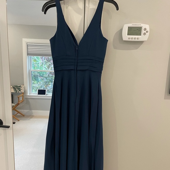 Navy Christina Wu bridesmaid gown - Picture 5 of 6